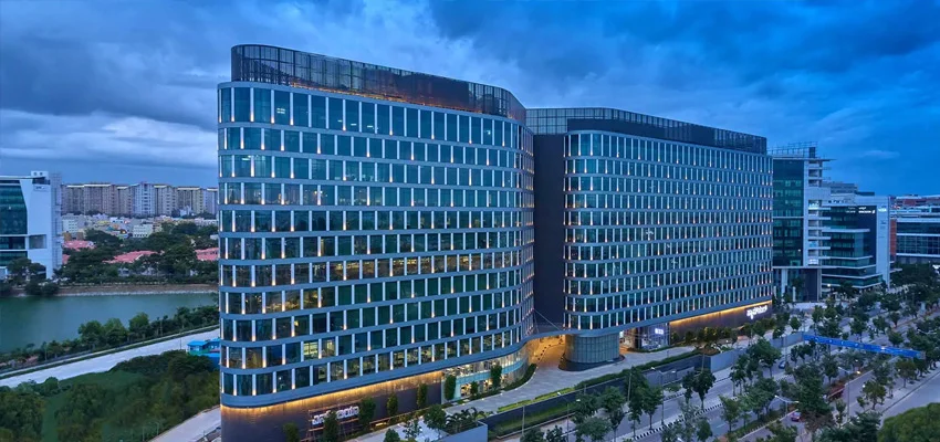 An office technology park in Bengaluru, India