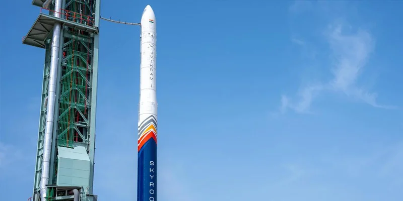 India’s-first-private-rocket,-Vikram-1-lifts-off