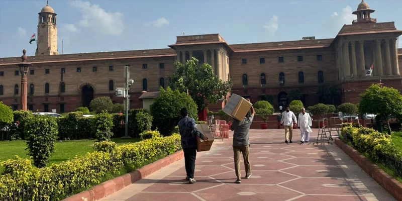 North Block in New Delhi, seat of India's finance ministry