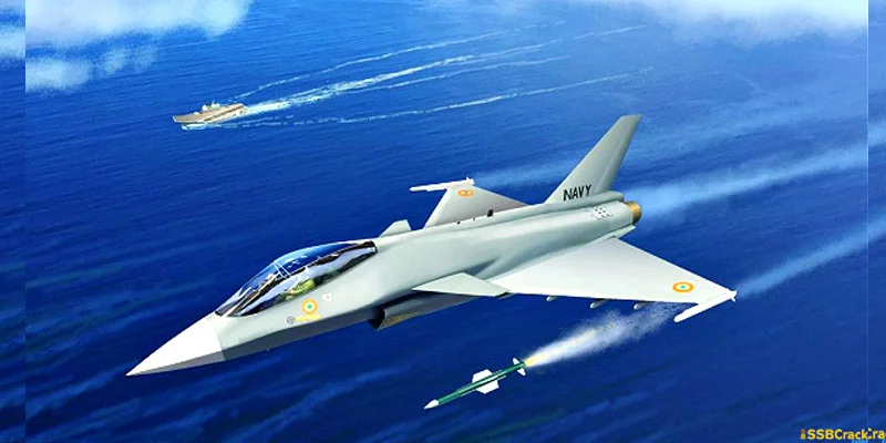 An indigenously built Indian military aircraft
