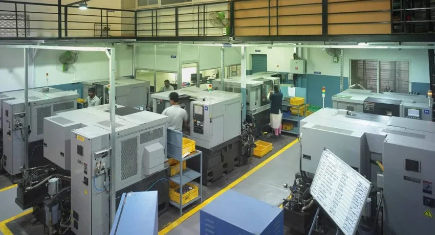 CNC machining shop