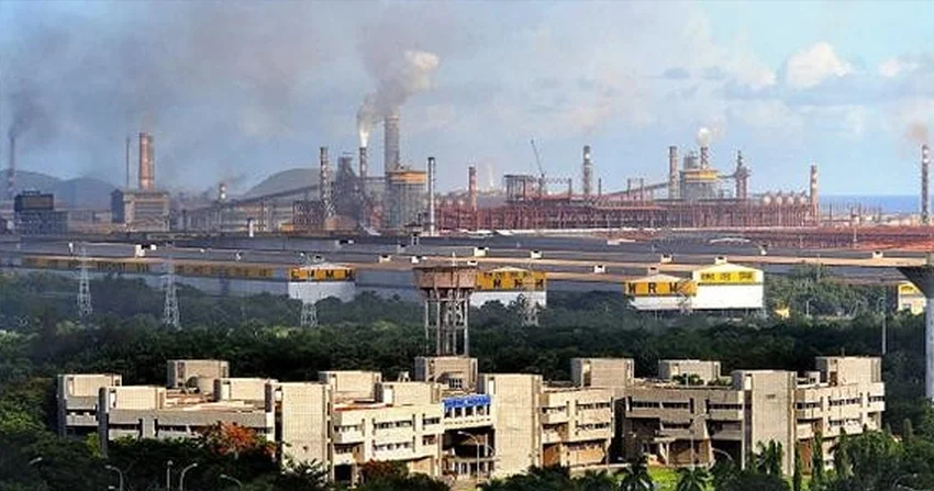 The-integrated-steel-plant-at-Visakhapatnam