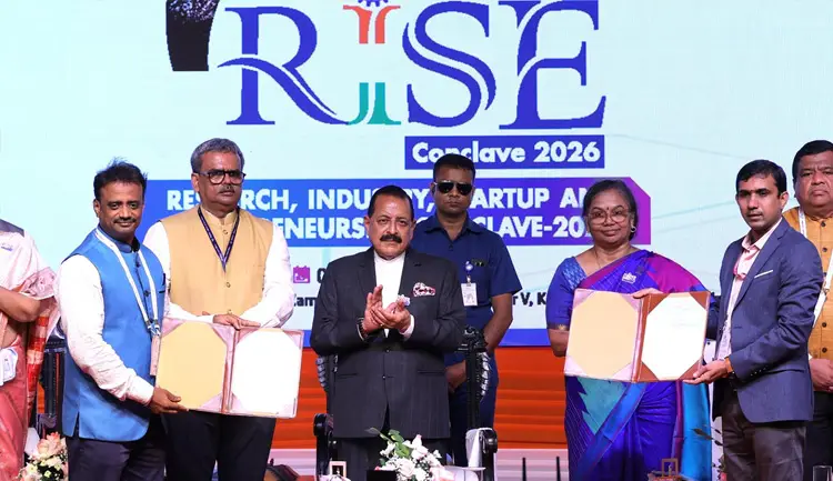 Dr Jitendra Singh addressing the 6th RISE Conclave at CSIR-IICB, Kolkata, 6 September 2026.