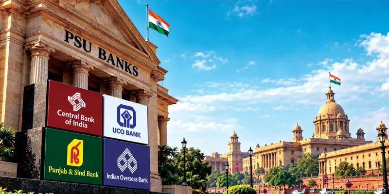 The Central Government is considering reducing its stake in four major public sector banks to 75 per cent over next year. The move is aimed at meeting the 'minimum public shareholding' requirement set by stock market regulator, Sebi, which mandates that at least 25 per cent equity in any company listed on stock exchanges must be held by the public. All four of these public sector banks are listed on NSE and BSE. Through this initiative, 25 per cent of the shares in these banks will be made available to retail investors and other shareholders. According to media reports which cite sources familiar with the matter, the Government is also working on a plan for the next phase of consolidation (merger) of public sector banks, alongside the proposal to divest its stake. The Government's objective is to merge smaller and weaker public sector banks into larger, more robust, and financially stronger institutions—much like the previous consolidation where Punjab National Bank (PNB), Oriental Bank of Commerce, and United Bank of India were merged. As part of this process, two additional banks may be identified for privatisation. This means that banks not selected for mergers could be sold to large private-sector entities. Privatisation is expected to improve operational efficiency, enhance corporate governance, and facilitate the adoption of modern technology. According to reports, NITI Aayog had previously shortlisted Central Bank of India and Indian Overseas Bank for privatisation. Which public sector banks will see a reduction in Government stake? 1. Indian Overseas Bank – The Government’s stake in this bank is approximately 92.44 per cent. 2. Punjab & Sind Bank – The Government holds a 93.85 per cent stake in this bank. 3. Uco Bank – The Government’s stake in this bank is 90.95 per cent. 4. Central Bank of India – The Government’s stake in this bank is 81.19 per cent. Deal regarding IDBI Bank Recently, the Government approved the sale of a 60.72 per cent stake in IDBI Bank. This stake will be acquired from the Government for Rs 52,878 crore — at a price of Rs 81 per share — by a subsidiary of the Canadian firm Fairfax Financial Holdings. Of this 60.72 per cent stake, 30.48 per cent is held by the Government of India, and 30.24 per cent is held by the Life Insurance Corporation (LIC). Even after this disinvestment, the Government will retain a 15 per cent stake and LIC will retain a 19 per cent stake in the bank. In other words, together, they will continue to hold a combined stake of 34 per cent in the bank.